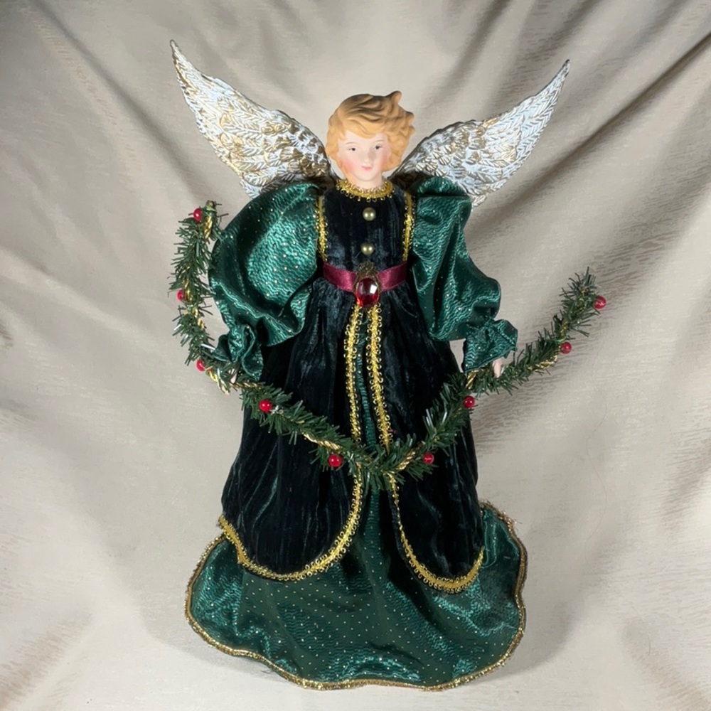 16” Porcelain Angel Tree Topper